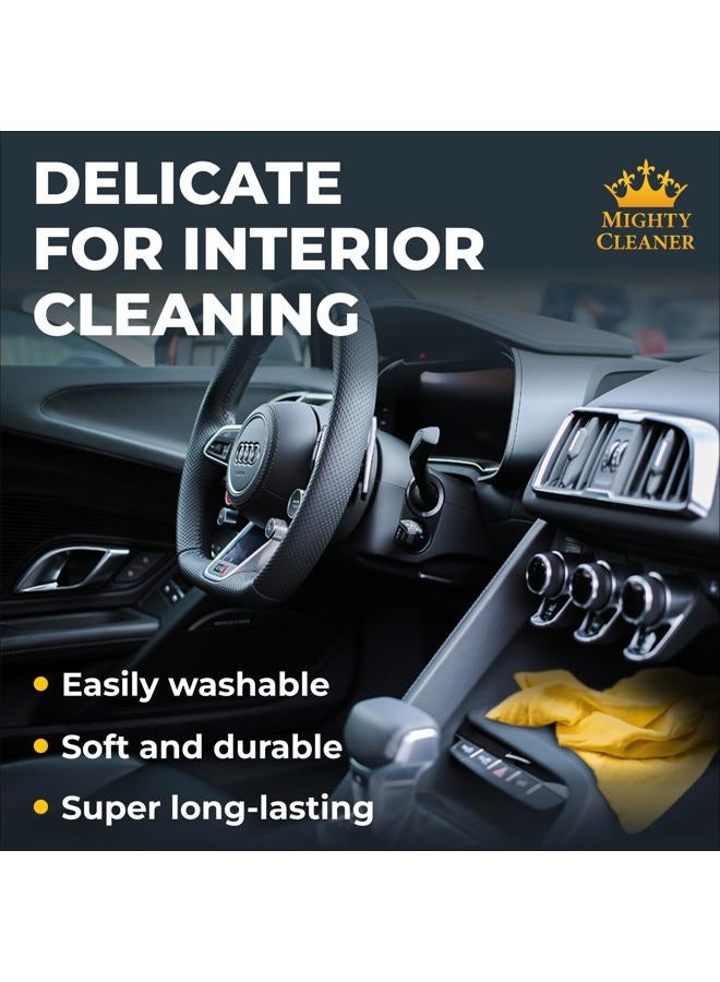 Mighty Cleaner Premium Shammy Cloth for Car Drying - 26”x17” - Super Absorbent Chamois Towel for Car - Scratch-Free, Reusable & Soft - Image 5